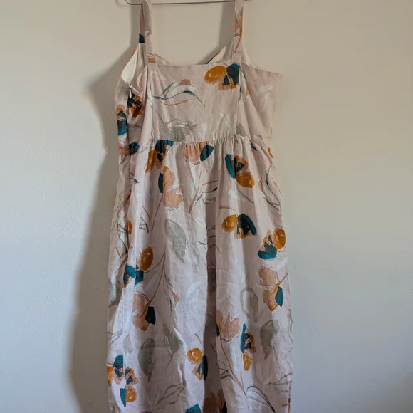 Rachel Zoe Linen A-line Sundress With Pockets - Picture 7 of 9